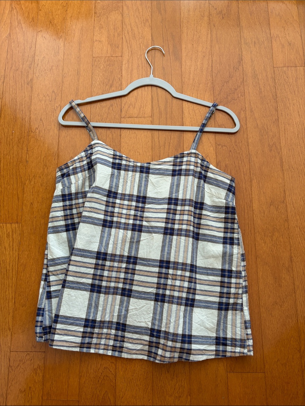 Muji matras check cami